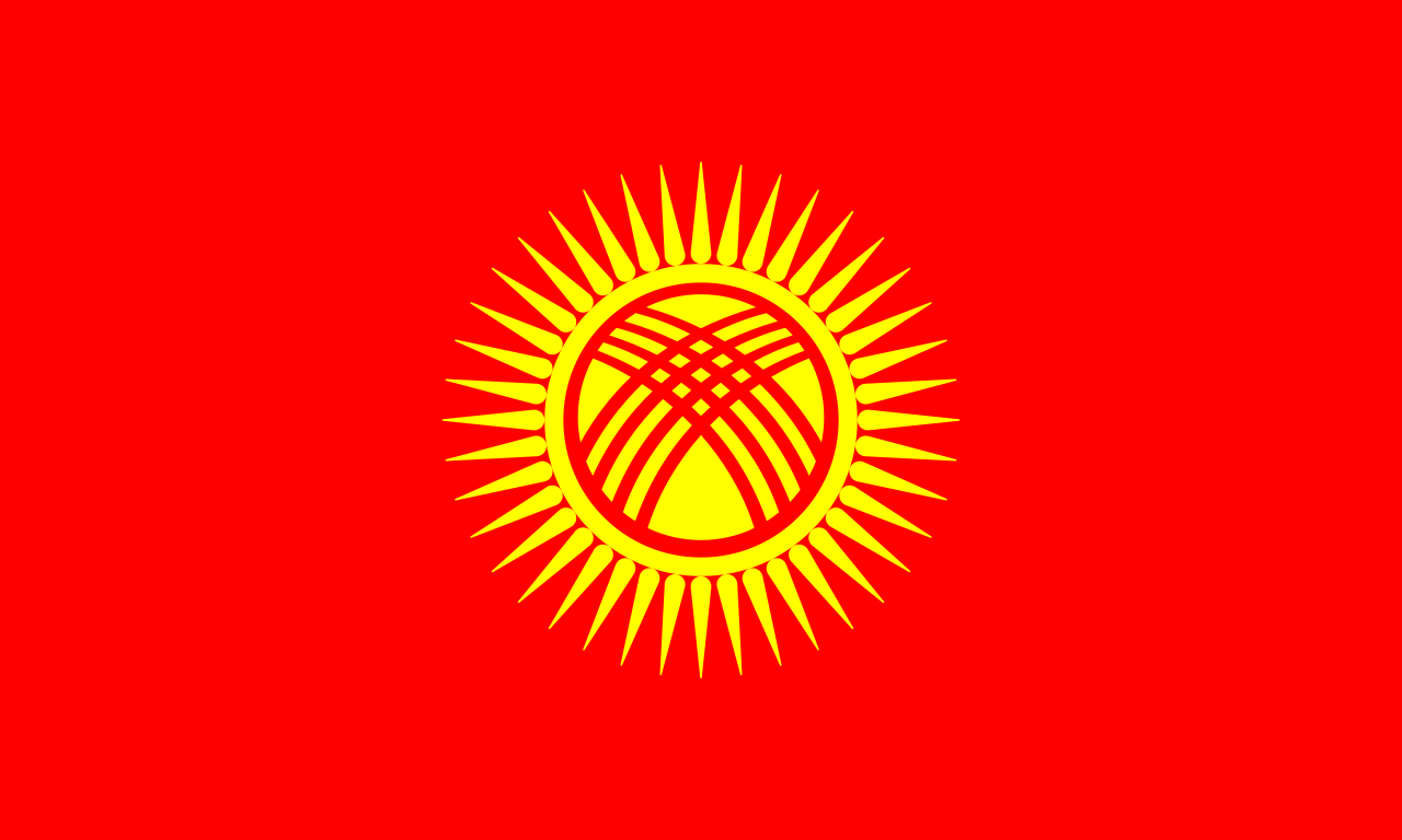 Flag for Kyrgyzstan