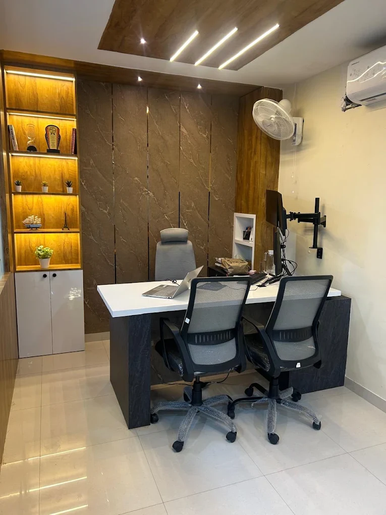 Consultation room for student and parent discussions