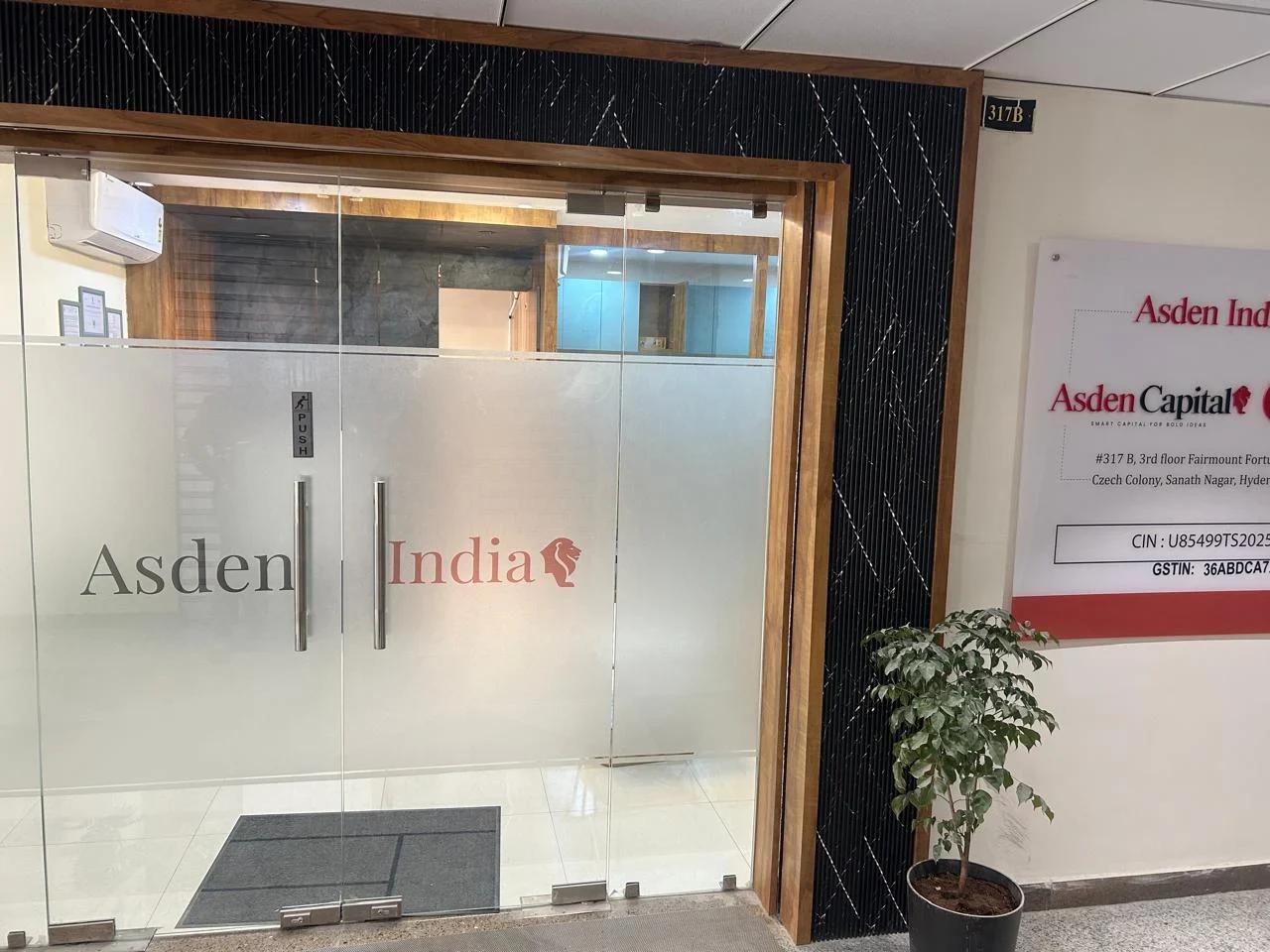 Asden Abroad office entrance